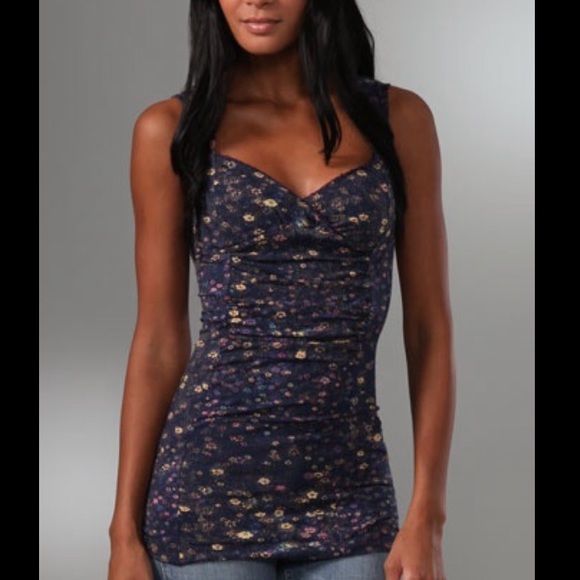 Free People Floral Top - Picture 1 of 7